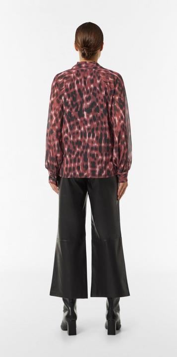 Actual product image Comma Bluse Chiffon-Bluse mit All-over-Print und Schluppe (34)