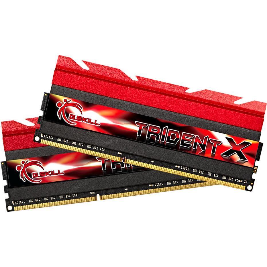 G.Skill Pamięć TridentX, DDR3, 16 GB, 2400MHz, CL10 (F3-2400C10D-16GTX) (2 x 8GB, 2400 MHz, DDR3-RAM, DIMM), Memoria RAM