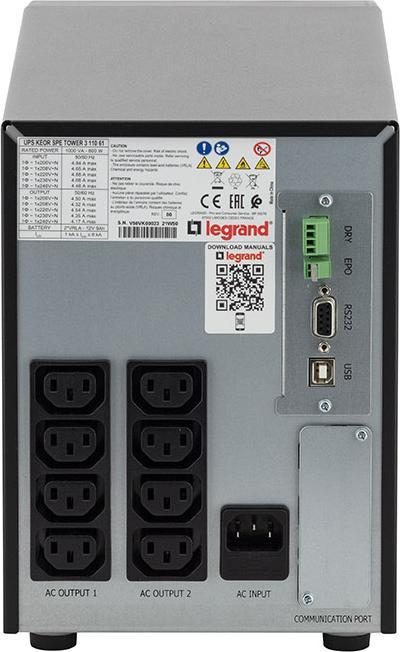 Actual product image Legrand ASI KEOR SPE tower 1KVA (1000 VA, 800 W, Line-interactive UPS)