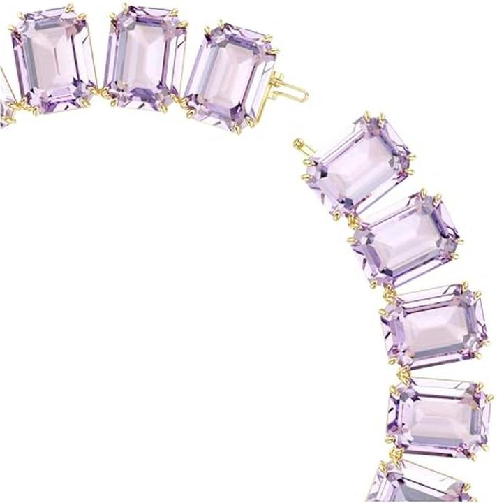Immagine prodotto Swarovski Millenia Tennis Collection Purple Gold Top Layer (Placcatura color oro, 45 cm)