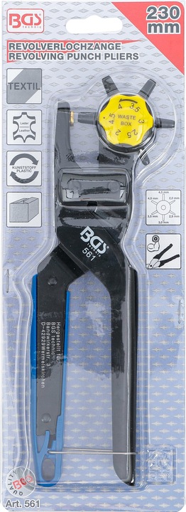Immagine prodotto BGS Pinze per punzoni a revolver (228 mm)