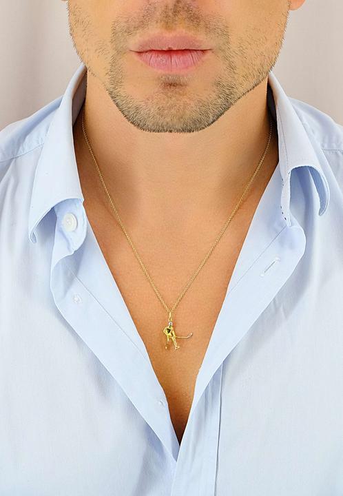 Image du produit Muau Hockey sur glace (750, Or blanc, Or jaune 18 carats)