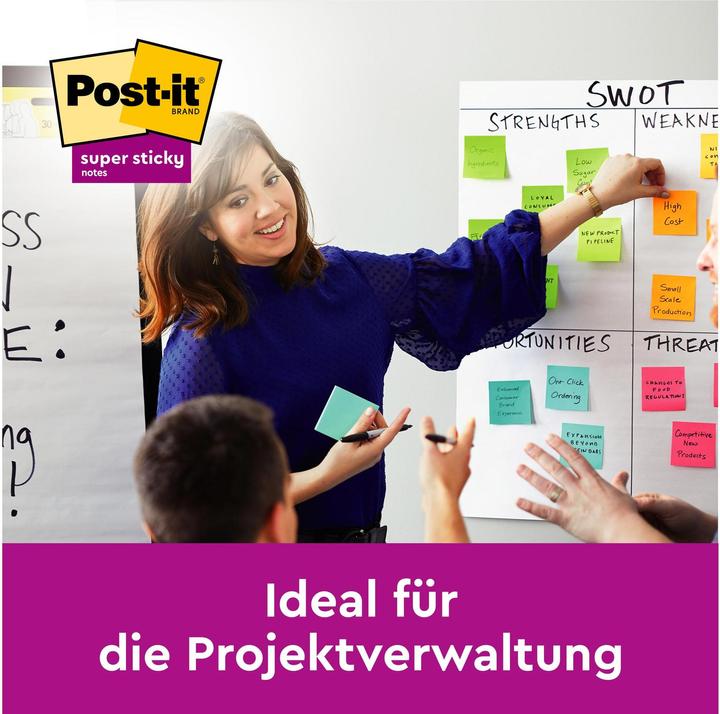 Immagine prodotto Post-it Z-Notes super appiccicosi 20 + 4 (7,6 x 7,6 cm)