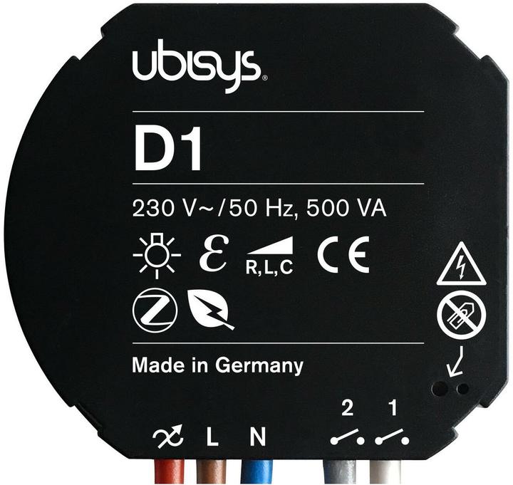 Actual product image Ubisys Universal dimmer D1 ZigBee 3.0 (Dimming actuator)