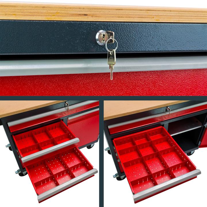 Produktbild Dema Mobile Werkbank 120x60x93cm (60 cm, 120 cm)