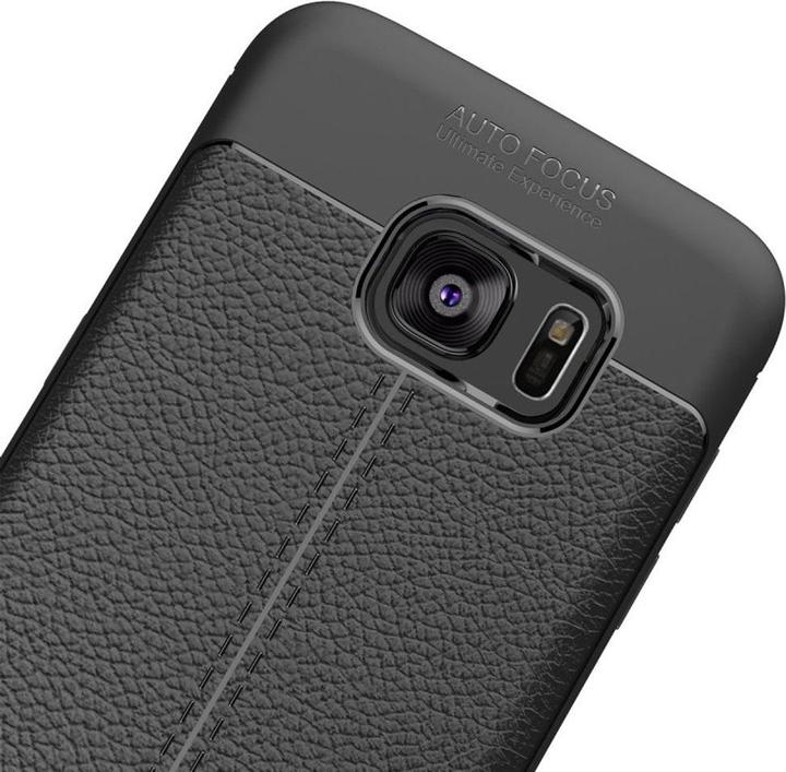 Actual product image König Design Mobile Phone Case for Samsung Galaxy S7 Edge Protective Wallet Cover 360 Case Black (Samsung Galaxy S7 Edge)