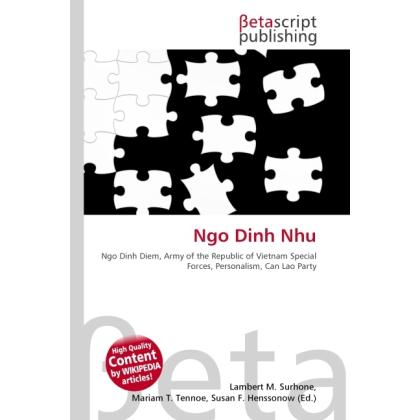 Ngo Dinh Nhu, Fachbücher von Susan F. Marseken, Miriam T. Timpledon, Lambert M. Surhone