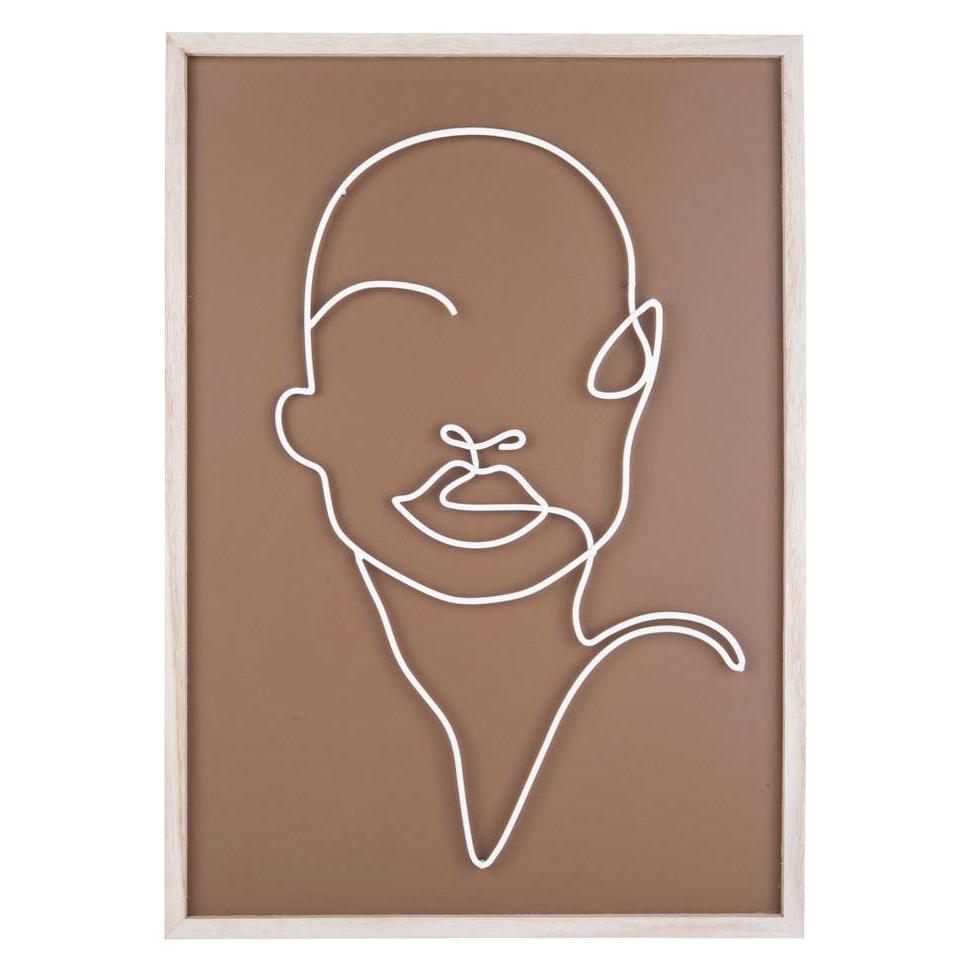 Present Time, Wanddecoratie, Lijntekening Groot