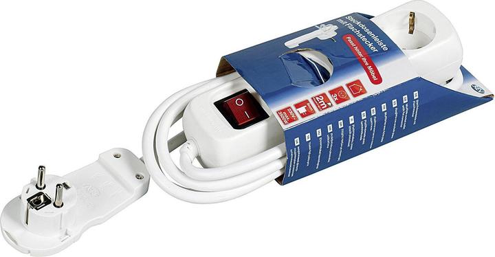 Actual product image REV Power strip (3x, CEE 7/3, 2 m)