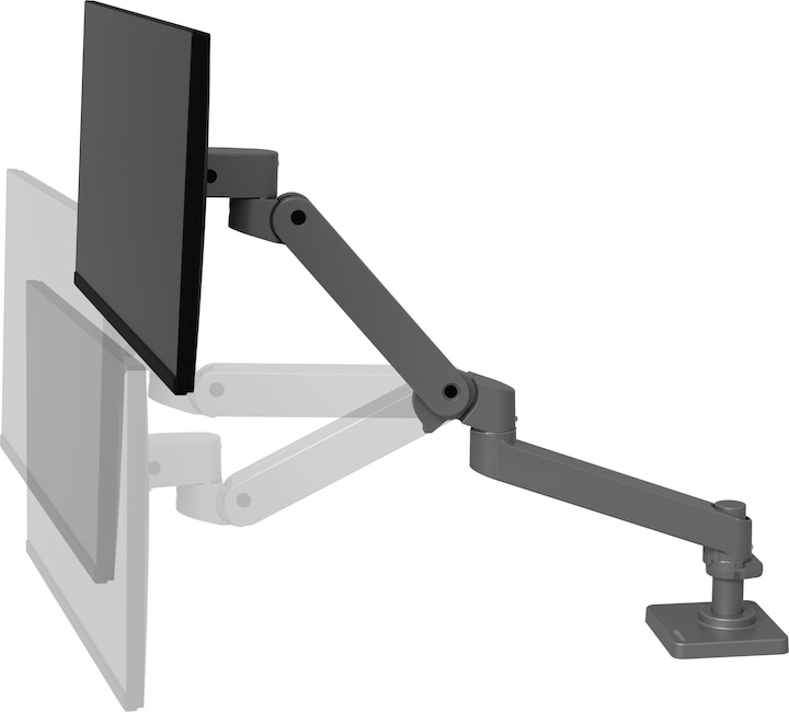 Ergotron LX PRO ARM SINGLE DISPLAY DESK MOUNT darkgrey (Tisch, 34.02")