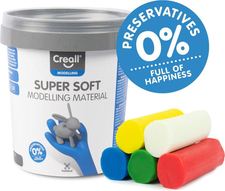 Image du produit Creall Supersoft Clay 5 couleurs