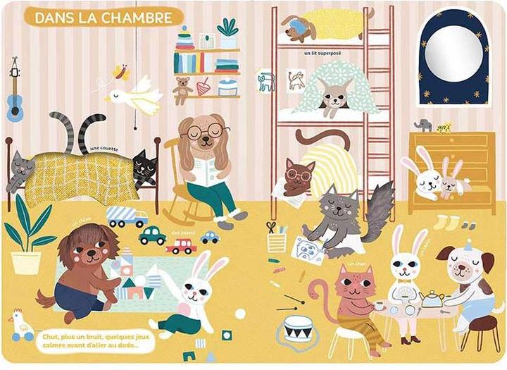 Actual product image Mon très grand livre d'éveil : Bonne nuit les animaux! (French, Carlslund Michelle, 2023)