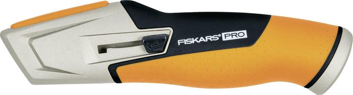 Produktbild Fiskars Universalmesser mit einziehbarer Klinge, Länge 17,7 cm, Rostfreier Stahl/Kunststoff, Schwarz (Cutter)