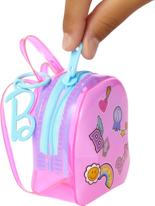 Produktbild Barbie Fashion Kleidung und Deluxe-Tasche mit Zubehör im Thekendisplay