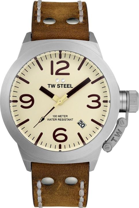 Produktbild TW-Steel CS100 Canteen Herrenuhr 45mm 10ATM (Analoguhr, 45 mm)