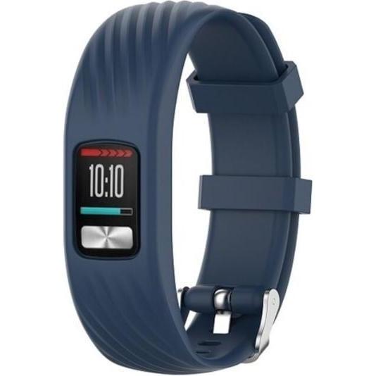 Strap-it Silikonarmband (Silikon, Vivofit 4), Uhrenarmband, Blau