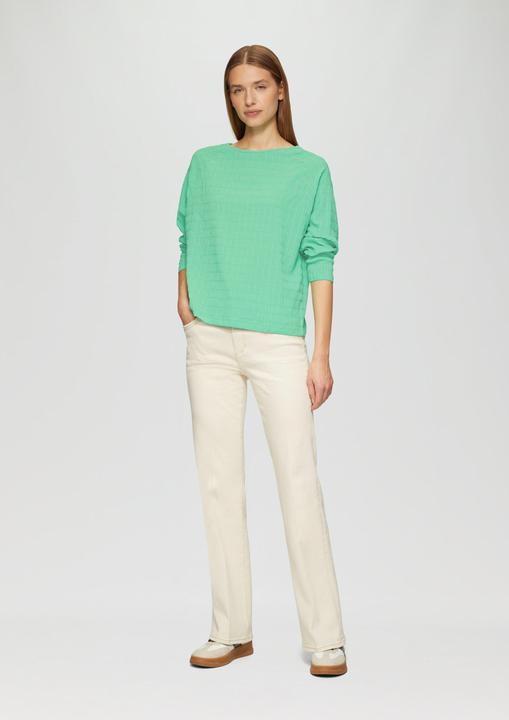 Immagine prodotto S.Oliver T-Shirt Strukturiertes Jersey-Shirt mit Raglan-Ärmeln (42)