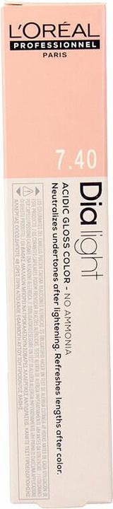 Actual product image L'Oréal Professionnel DIA LIGHT gel-creme acide sans amoniaque #7.40 50 ml