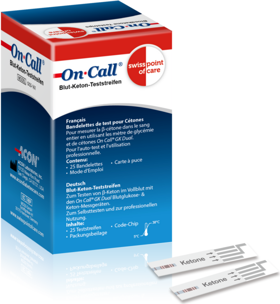 Immagine prodotto Swiss point of care Chetoni (Strisce reattive)