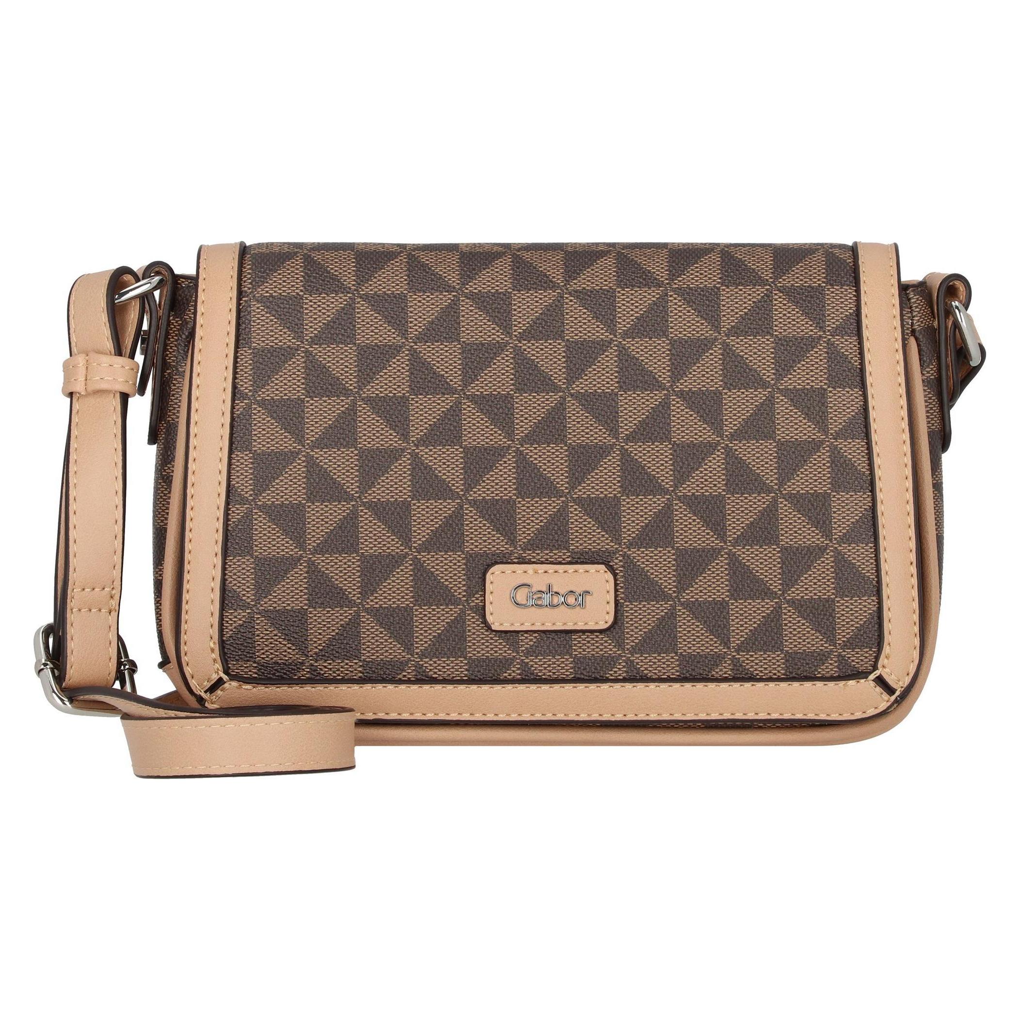 Gabor, Damen, Handtasche, Barina Umhängetasche 26 Cm, Braun, Mehrfarbig