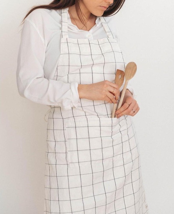 Immagine prodotto Esmée Grembiule da cucina in cotone e lino (90 C)