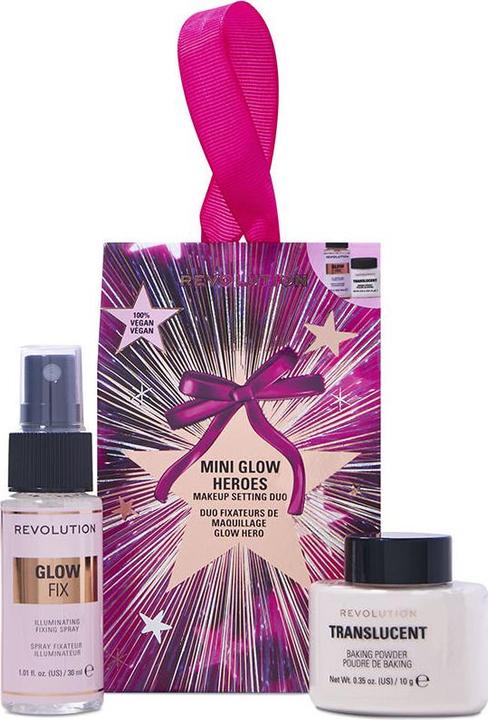 Makeup Revolution Illuminating Makeup Fixer Duo Set 2-tlg