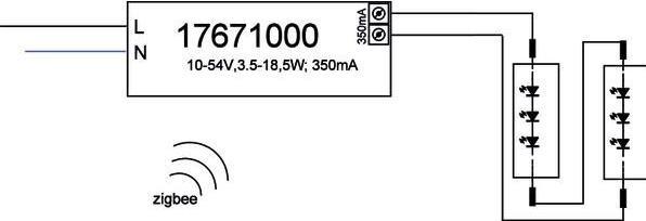 Actual product image Brumberg LED control gear 17671 350mA 18.5W