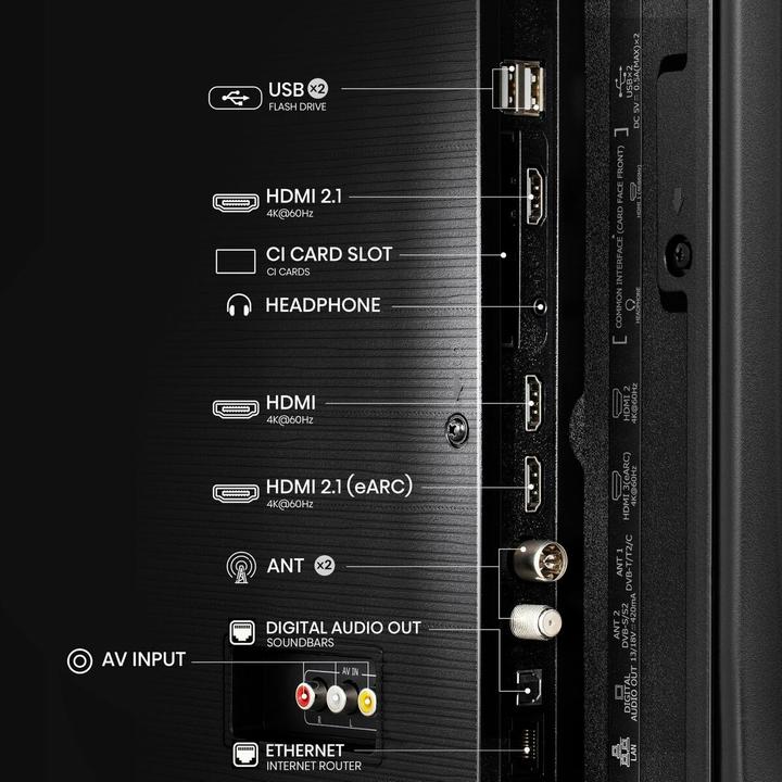 Actual product image Hisense TV 43A6Q (43", LED, 4K)