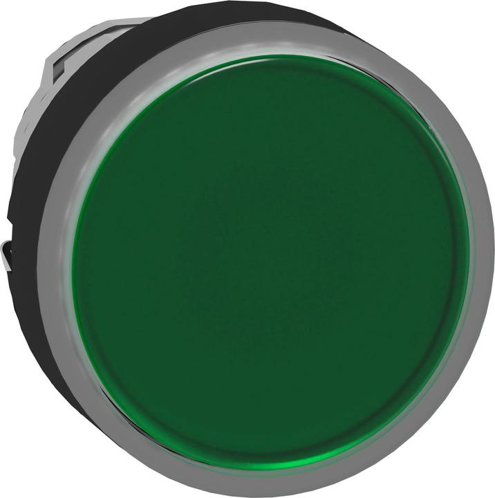 Produktbild Schneider Electric Frontelem., grün, flach f. ZB4BW3337