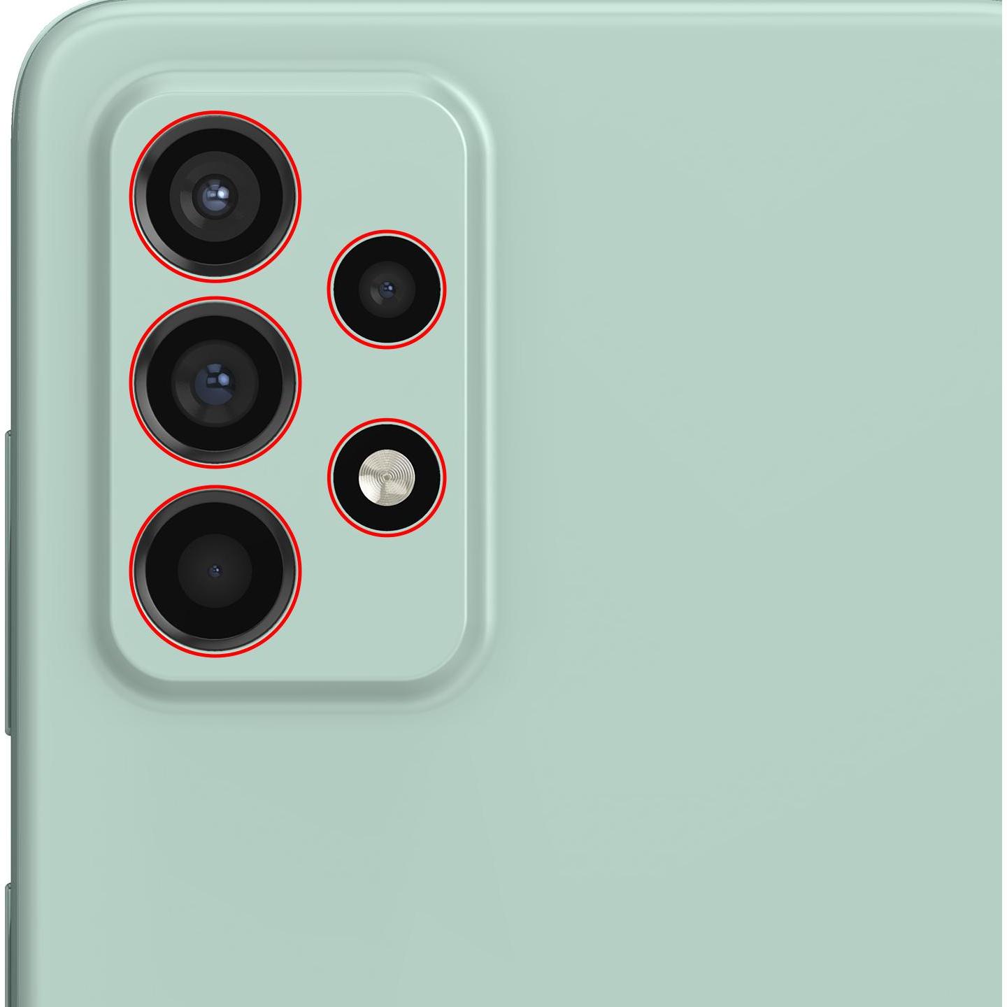 Thumbnail - Clappio Schutzlinse Ersatzteil (Galaxy A52), Mobilgerät Ersatzteile, Schwarz