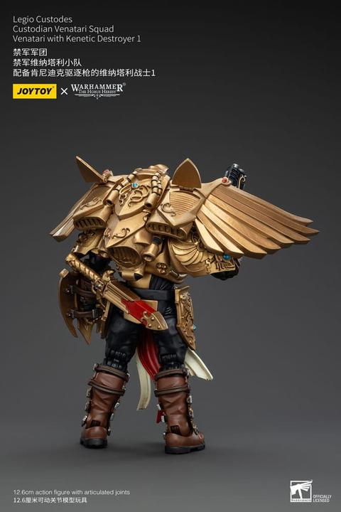 Actual product image Joy Toy Warhammer The Horus Heresy Action Figure 1/18 Legio Custodes Custodian Venatari Squad Venatari with