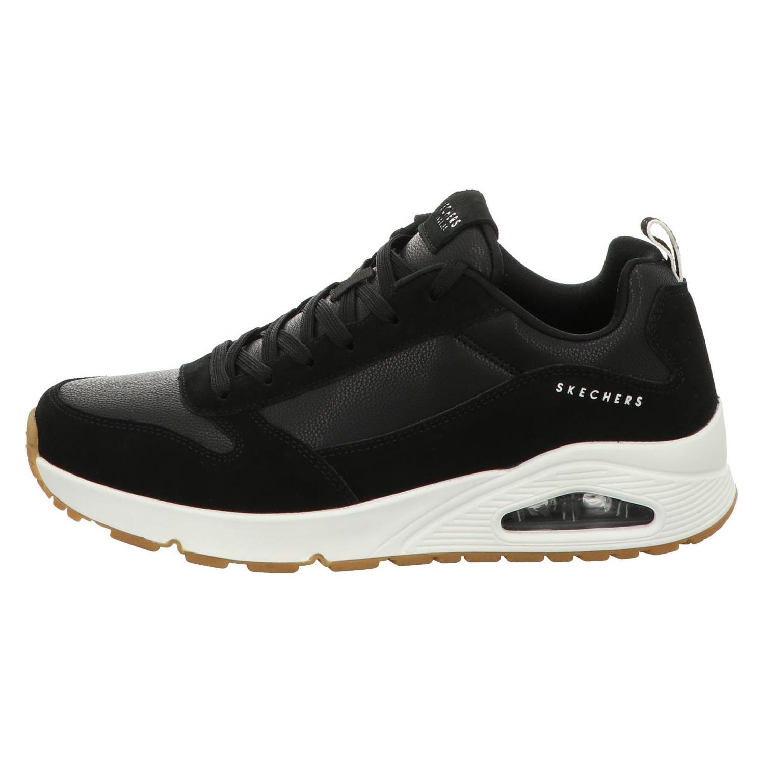 Skechers, Herren, Sneakers, Uno Stacre Sneaker Herren, Schwarz, (42)