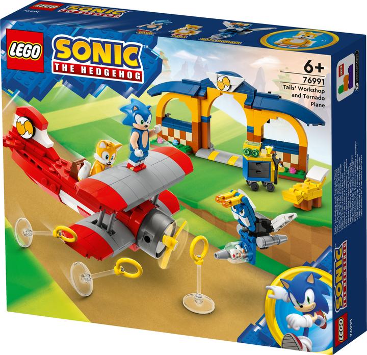 Image du produit LEGO L'avion Tornado de Tails avec atelier (76991, LEGO Sonic)