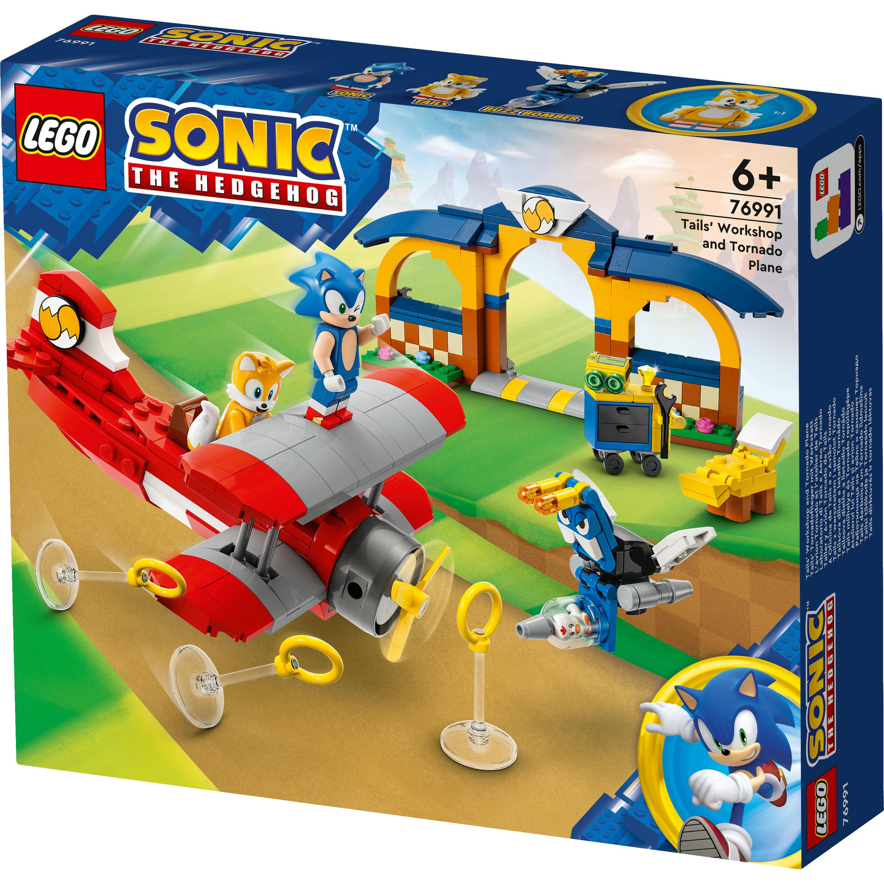 Thumbnail - LEGO Tails‘ Tornadoflieger mit Werkstatt (76991, LEGO Sonic)