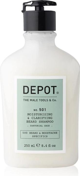 Depot Nr. 501 Feuchthaltiges & klärendes Bartshampoo - 250 ml (250 ml)