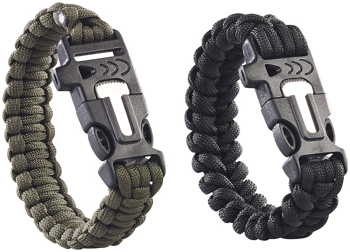 Immagine prodotto Semptec Braccialetti di sopravvivenza (26 cm, Nylon, Acciaio inossidabile)