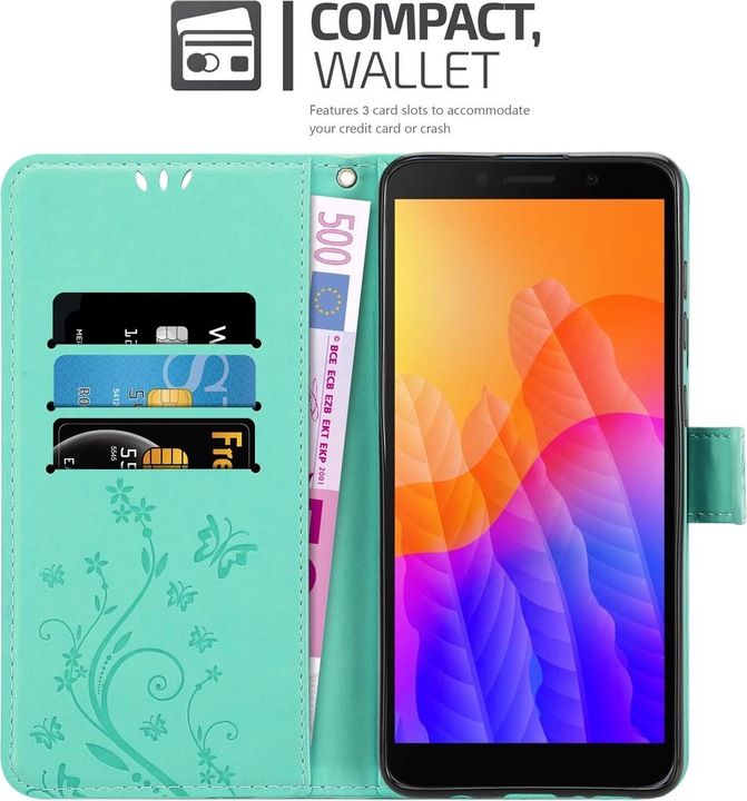 Produktbild Cadorabo Flower Book Cover (Huawei Y5p)