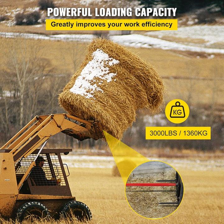 Actual product image Vevor Hay Stack Pin Ball Fork