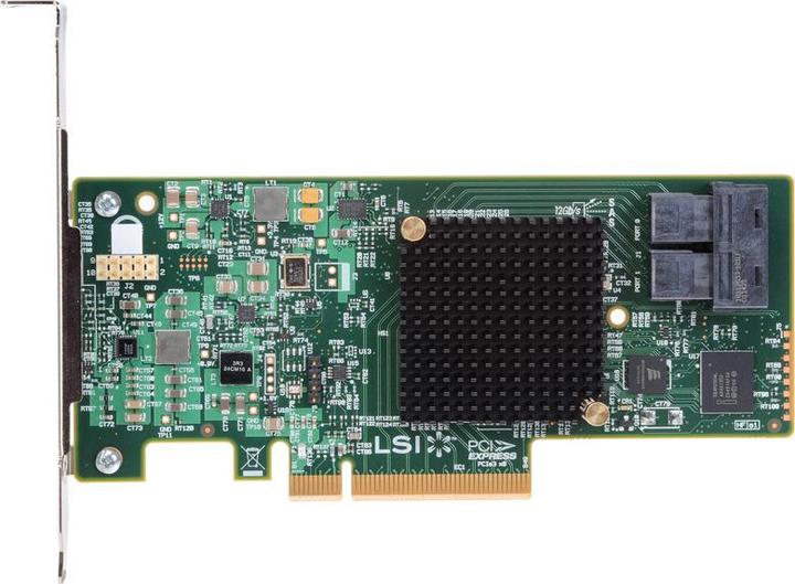 Image du produit Intel Contrôleur RAID RS3UC080 12Gb/s SAS 6Gb/s SATA 8 ports internes MD2 low profile LSI3008 IOC based...