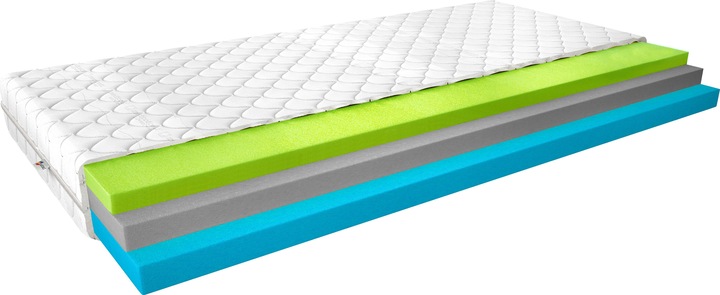 Produktbild ELTAP Simona Medicott Silver (80 x 200 cm, Federkern, Schaumstoffkern)