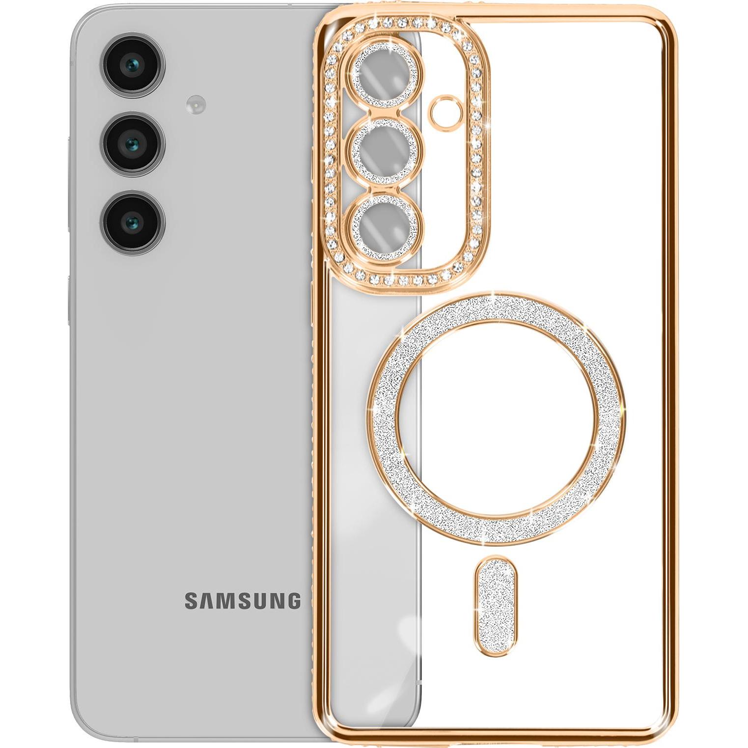 Thumbnail - Avizar Glamor Guard Case (Samsung Galaxy S24 FE), Smartphone Hülle, Gelb