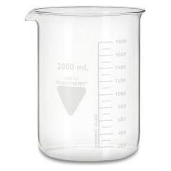 Rs Pro, Laborbedarf, Borosilikatglas Messbecher mit Skala, Ø 130mm / 2L