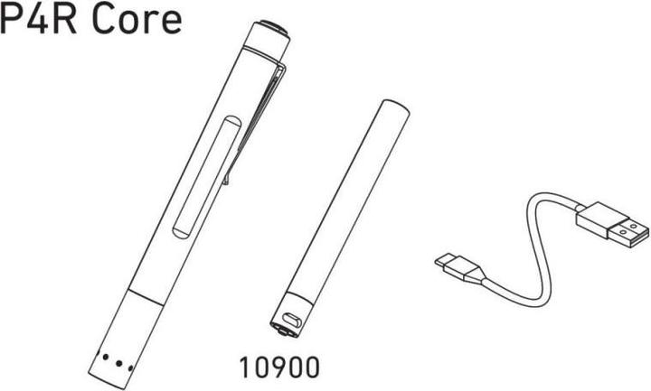 Actual product image Ledlenser P4R Core (15.40 cm, 200 lm)