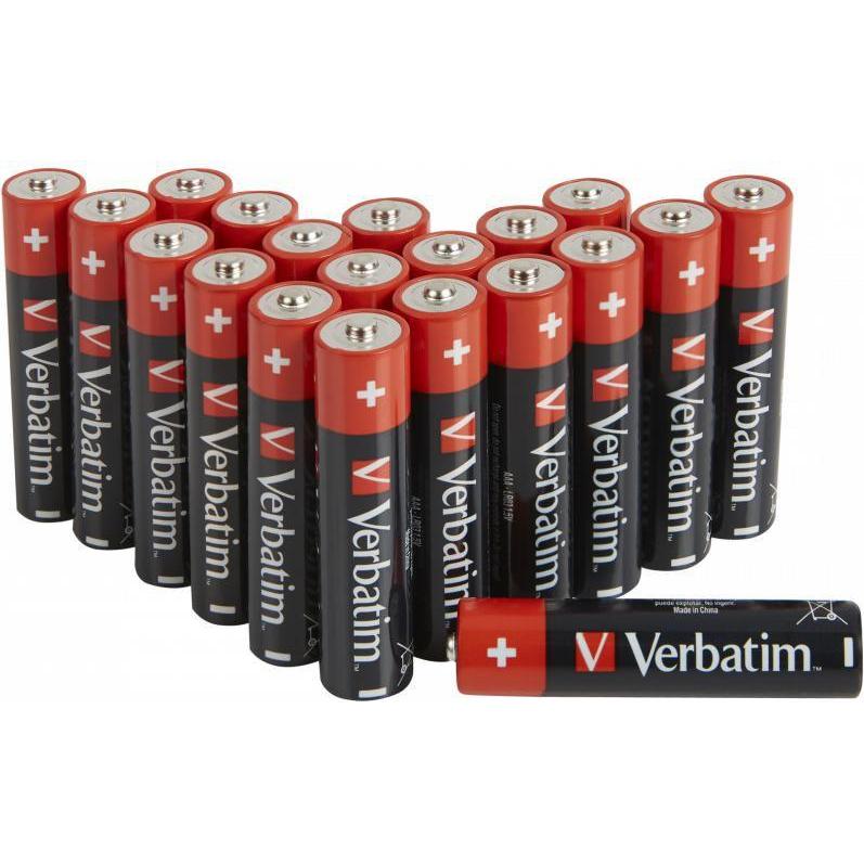 Verbatim Premium Alkaline (20 Stk., AAA, 1300 mAh), Batterien + Akkus
