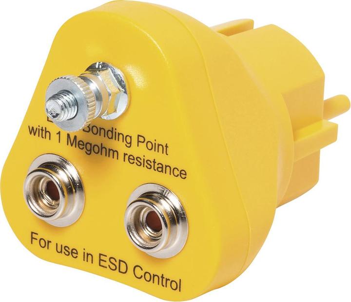 Wolfgang Warmbier Erdungsbaustein, ESD, 2 x 10 mm DK, 1 x Schraubanschluss (Statikschutz)