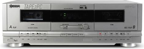 Image du produit ION TAPE 2 PC, platine double cassette avec port USB