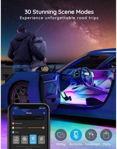 Immagine prodotto Govee Illuminazione interna dell'auto, RGBIC