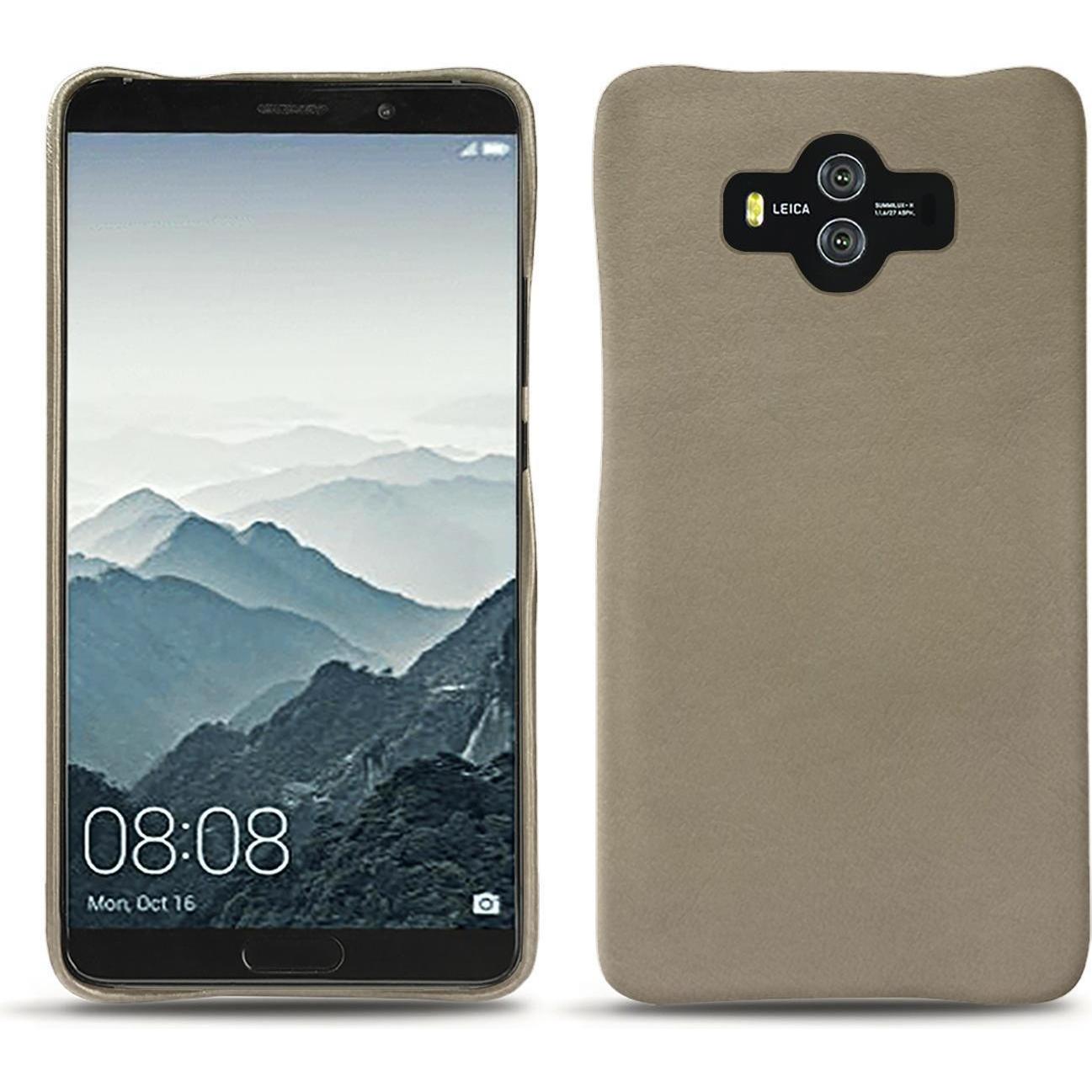 Noreve Lederschutzhülle (Huawei Mate 10), Smartphone Hülle, Beige