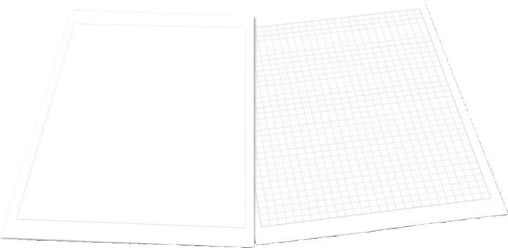 Actual product image Franken Flipchart pad U-Act! line, chequered, 580 x 830 mm white, chlorine-free bleached, 55 gsm, universal