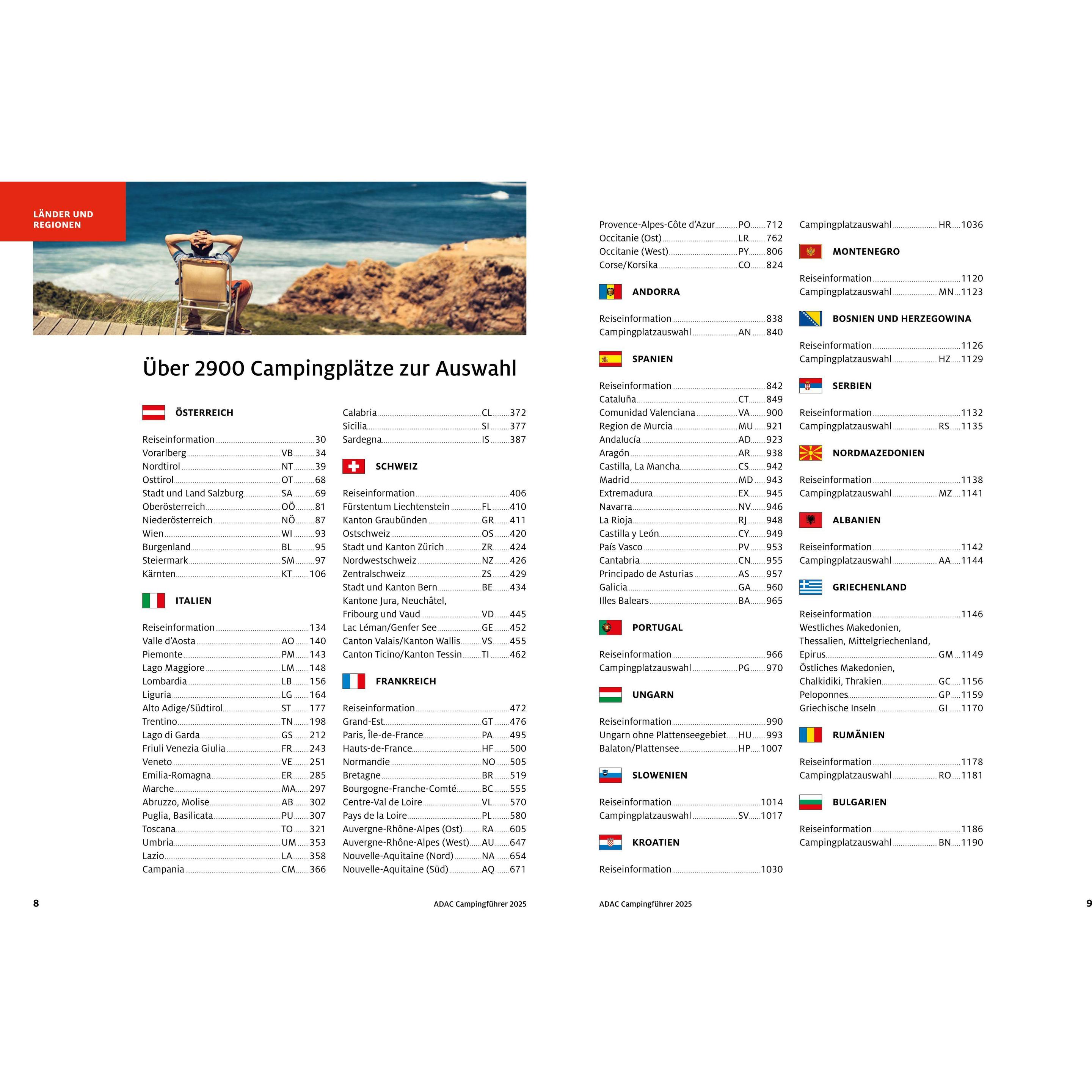 Thumbnail - Campingführer Südeuropa 2025, Ratgeber